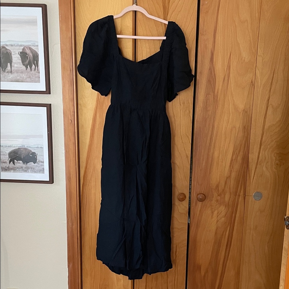 a new day Black Midi Dress